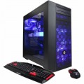 CyberPowerPC - Gamer Xtreme Desktop - Intel Core i5 - 16GB Memory - NVIDIA GeForce GTX 1070 - 120GB Solid State Drive + 1TB Hard Drive - Black/Blue