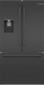 Bosch - 500 Series 21 Cu. Ft. Bottom-Freezer French Door Counter-Depth Refrigerator with External Water and Ice - Black Stainless Steel