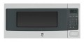 GE - Profile Series 1.1 Cu. Ft. Mid-Size Microwave - Stainless Steel/Gray