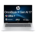 HP - OmniBook X Laptop 17.3 FHD Display (Ultra 7-256V, 16GB, 512GB SSD, Intel Arc 140V, Win 11 Home) w/USB Hub - Glacier Silver