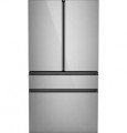 Café - 23.2 Cu. Ft. 4-Door French Door Counter-Depth Smart Refrigerator with Dual Dispense AutoFill Pitcher - Platinum Glass--6598730
