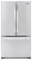 LG - 20.9 Cu. Ft. Counter-Depth French Door Refrigerator - Stainless Steel