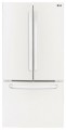 LG - 23.6 Cu. Ft. French Door Refrigerator - White