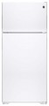 GE - 15.6 Cu. Ft. Frost-Free Top-Freezer Refrigerator - White