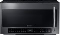 Samsung - 2.1 Cu. Ft. Over-the-Range Microwave with Sensor Cooking - Black Stainless Steel