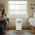 LG - 6,000 BTU DOE (8,000 BTU ASHRAE) 250 Sq. Ft. Portable Air Conditioner with Remote - White