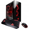 iBUYPOWER - Element Desktop - Intel Core i7 - 16GB Memory - NVIDIA GeForce GTX 1080 Ti - 3TB Hard Drive + 240GB Solid State Drive - Black/Red