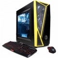 CyberPowerPC - Gamer Master Desktop - AMD Ryzen 5 1600X - 8GB Memory - NVIDIA GeForce GTX 1050 Ti - 240GB SSD + 1TB Hard Drive - Black/Yellow