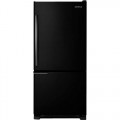 Amana - 18.7 Cu. Ft. Bottom-Freezer Refrigerator - Black-5225705