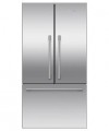 Fisher & Paykel - 17.1 cu ft Freestanding Refrigerator Bottom-Freezer, Ice - Silver