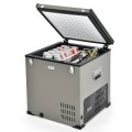 Costway - 12 Volt Car Refrigerator 53QT Portable Car Fridge with -4℉~68℉ for RVs Adjustable Range - Black--6594521