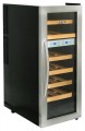 NewAir - 21-Bottle Wine Cooler - Black/Stainless Steel