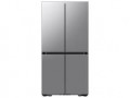 Samsung - Bespoke 23 cu. ft. Counter Depth 4-Door French Door Refrigerator with AI Hybrid Cooling & Beverage Center™ - Stainless Steel--6615221