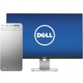 Dell - XPS Desktop - Intel Core i7 - 16GB Memory - NVIDIA GeForce GTX 750 Ti - 1TB Hard Drive - Silver-Dell - S2415H 23.8