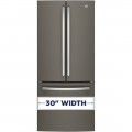 GE - 20.8 Cu. Ft. French Door Refrigerator - Slate-5009853