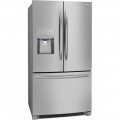 Frigidaire - Gallery 21.7 Cu. Ft. Counter-Depth French Door Refrigerator - Stainless steel