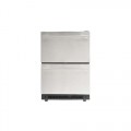 Haier - 5.4 Cu. Ft. Built-In Compact Refrigerator - Stainless