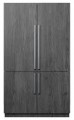 Dacor - 21.3 Cu Ft French Door Built In Panel Ready Refrigerator with FreshZone Drawer and Precise Cooling - Custom Panel Ready