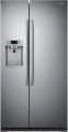 Samsung - 22.3 Cu. Ft. Counter-Depth Side-by-Side Refrigerator with Thru-the-Door Ice and Water - Stainless Steel