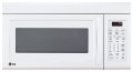 LG - 1.8 Cu. Ft. Over-the-Range Microwave - Smooth White