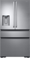 Samsung - Chef Collection 22.6 Cu. Ft. 4-Door Flex French Door Counter-Depth Refrigerator - Fingerprint Resistant Stainless steel