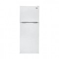Haier - 9.8 Cu. Ft. Top-Freezer Refrigerator with Adjustable Spill Proof Glass Shelves - White