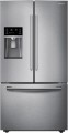 Samsung - 22.5 Cu. Ft. Counter-Depth French Door Refrigerator with Thru-the-Door Ice and Water - Stainless Steel- RF23HCEDBSRSKU: 3518106