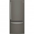 GE - 20.9 Cu. Ft. Bottom-Freezer Refrigerator - Slate-5003922