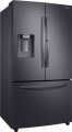 Samsung - 27.8 Cu. Ft. French Door Refrigerator with Food Showcase - Fingerprint Resistant Black Stainless Steel