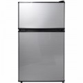 Midea - 3.1 Cu. Ft. Compact Refrigerator - Stainless steel