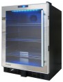 Vinotemp - 120-Can Beverage Cooler - Mirrored/Black