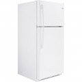 GE - 18.2 Cu. Ft. Top-Freezer Refrigerator - White