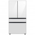 Samsung - Bespoke 29 cu. ft 4-Door French Door Refrigerator with Beverage Center - White Glass