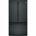 GE - 28.5 Cu. Ft. French Door Refrigerator - High gloss black