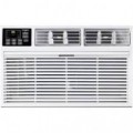 Whirlpool - 350 sq ft 8,000 BTU Through the Wall Air Conditioner with Supplemental Heat - White