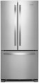 Whirlpool - 22 cu. ft. French Door Refrigerator with Humidity-Controlled Crispers - Stainless Steel