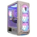 ViprTech - Ghost Gaming PC - AMD Ryzen 5 5600 (4.4Ghz), RTX 3060 12GB, 16GB DDR4, 512GB NVMe SSD, Desktop Computer, White - Black