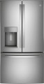 GE - 27.7 Cu. Ft. French Door Refrigerator - Stainless steel