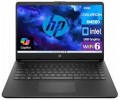 HP - 14 Laptop 14.0 HD (Intel Celeron N4500, 16GB DDR4, 512GB PCIe SSD, Intel UHD, Win 11 Pro) - Jet Black