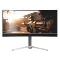 Mobile Pixels - 34-In. LED Curved Gaming Monitor - Black