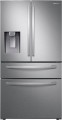Samsung - 28 cu. ft. 4-Door French Door Refrigerator with FlexZone Drawer - Stainless steel