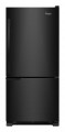 Whirlpool - 18.5 Cu. Ft. Bottom-Freezer Refrigerator - Black