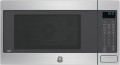 GE - 1.5 Cu. Ft. Mid-Size Microwave - Stainless steel