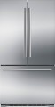 Bosch - 800 Series 20.7 Cu. Ft. Bottom-Freezer Counter-Depth Refrigerator - Stainless steel