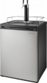 Insignia™ - 5.6 Cu. Ft. 2-Tap Beverage Cooler Kegerator - Stainless Steel