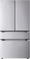 LG - Standard-Depth MAX 29.6 Cu. Ft. 4-Door French Door Smart Refrigerator with Full-Convert Drawer - Stainless Steel