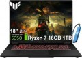 ASUS - TUF Gaming Laptop (Ryzen 7 260, 16GB, 1TB PCIe SSD, 18 WUXGA (1920x1200), RTX 5050, Win 11 Home) - Gray