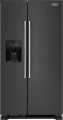 Maytag - 24.5 Cu. Ft. Side-by-Side Freestanding Refrigerator with Exterior Ice and Water Dispenser - Cast Iron Black-6382860