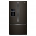 Whirlpool - 26.8 Cu. Ft. French Door Refrigerator - Black stainless steel-6260427